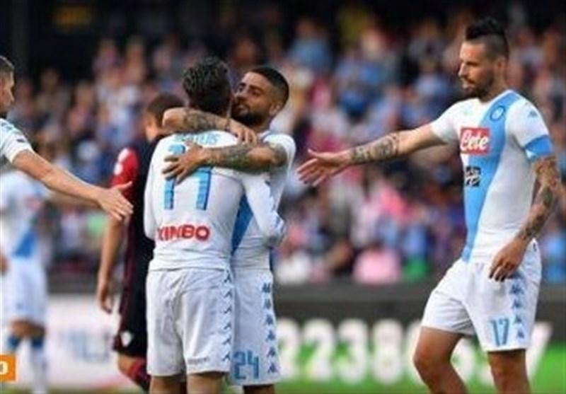 ناپولی با 4 گل در کورس قهرمانی ماند ناپولی با 4 گل در کورس قهرمانی ماند