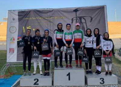 قهرمانی تیم خوزستان در مسابقات دوچرخه سواری پیست ایران