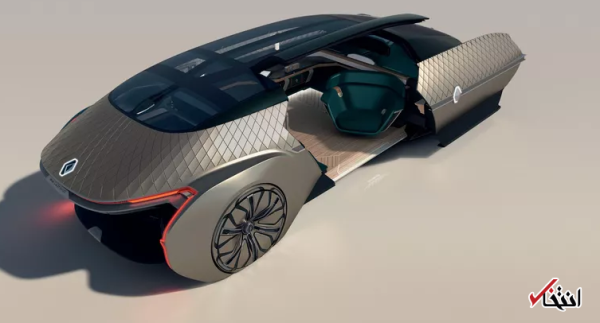 طرح مفهومی خودرو نو رنو رونمایی شد ، خودران و الکتریک ، طراحی فانتزی