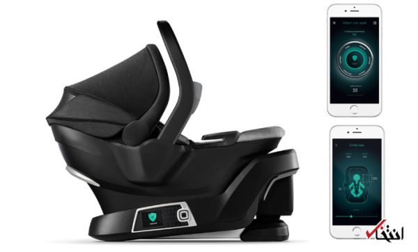صندلی ماشین هوشمندی که خیال والدین پرمشغله را راحت می نماید ، اپلیکیشن اختصاصی ، اتصال بلوتوثی