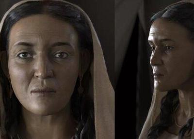زنی از عربستان در 2 هزار سال پیش، عکس