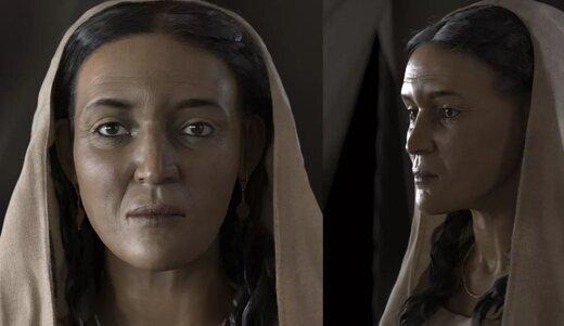زنی از عربستان در 2 هزار سال پیش، عکس